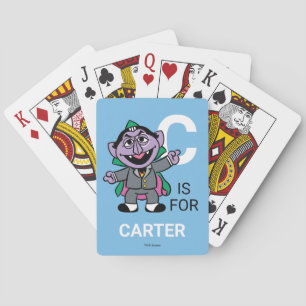 C is for Count von Count   Playing Cards
