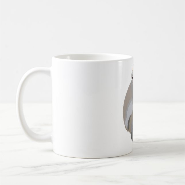 C is for Crab Eating Macaque Coffee Mug (Left)