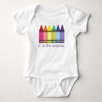 C is for Crayons Rainbow Art Crayon Colouring