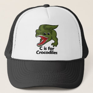 C is for Crocodile Trucker Hat