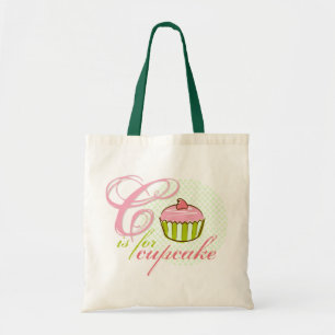 C Is For Cupcake Canvas Tote Bag
