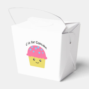 C is for Cupcake Favour Box