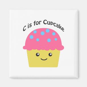 C is for Cupcake Magnet
