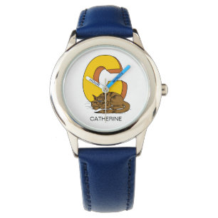 C is for ___ custom name Kid's Watch