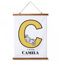 C is for…..personalized printed poster