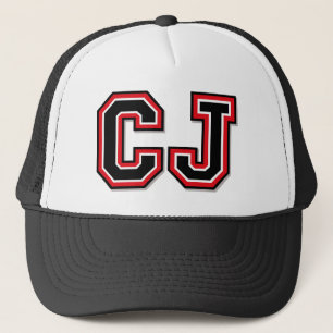 C J Monogram Trucker Hat
