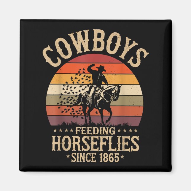 C.j.'s Cowboy Rodeo Outfit For Men - Funny Western Magnet (Front)