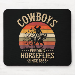 C.j.'s Cowboy Rodeo Outfit For Men - Funny Western Mouse Pad