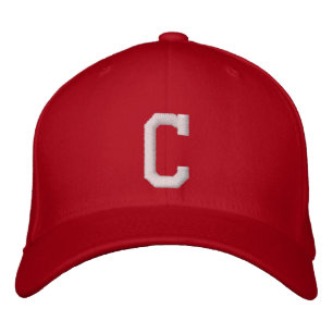 C Letter Embroidered Hat