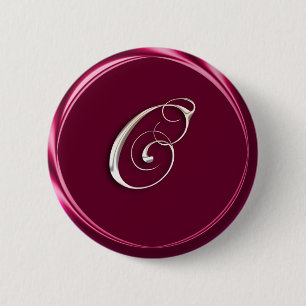 C-monogram 6 Cm Round Badge