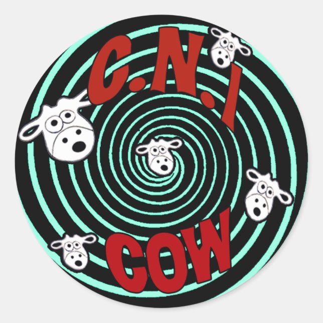 C.N.i Cow 2011 Logo Sticker (Front)