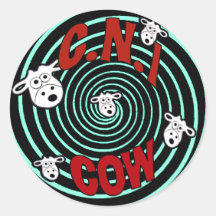 C.N.i Cow 2011 Logo Sticker