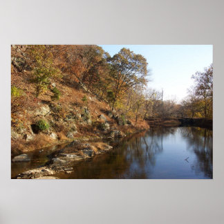 C & O Canal - Great Falls, MD Poster