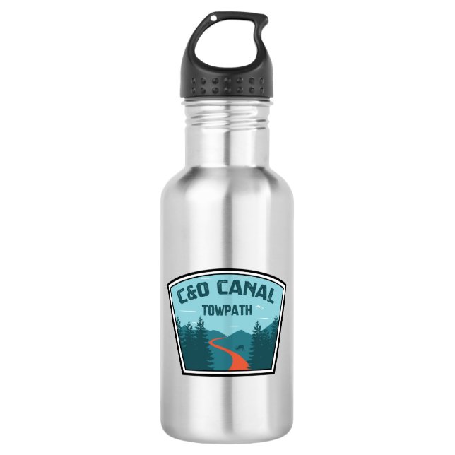 C&O Canal Towpath 532 Ml Water Bottle (Front)