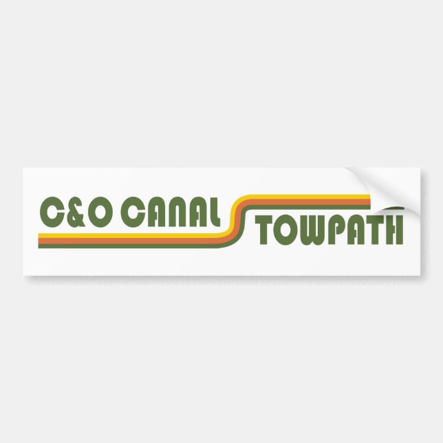 C&O Canal Towpath Bumper Sticker (Front)
