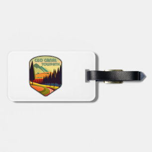C&O Canal Towpath Colors Luggage Tag