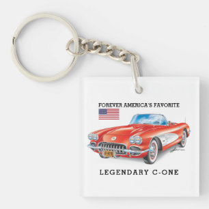  C-ONE AUTOMOBILE ART KEY RING