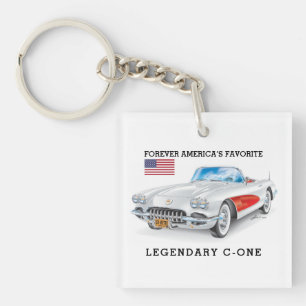 C-ONE AUTOMOBILE ART KEY RING
