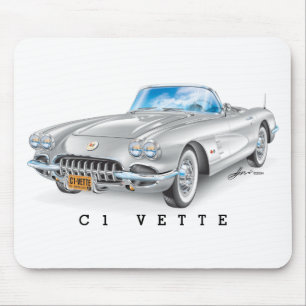 C-ONE AUTOMOBILE ART MOUSE PAD