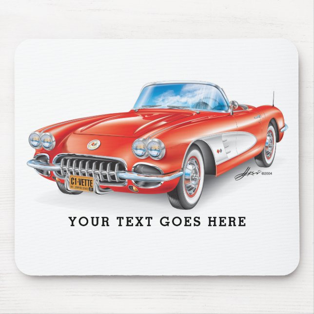 C-ONE AUTOMOBILE ART MOUSE PAD (Front)