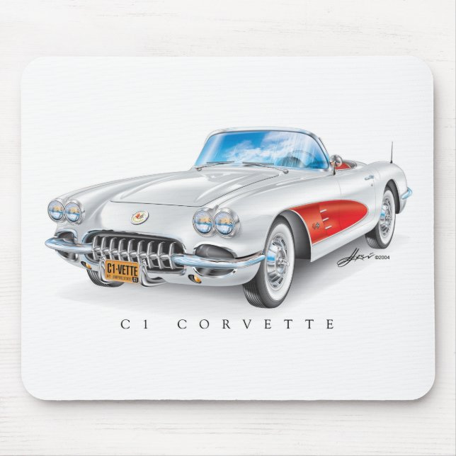 C-ONE AUTOMOBILE ART MOUSE PAD (Front)
