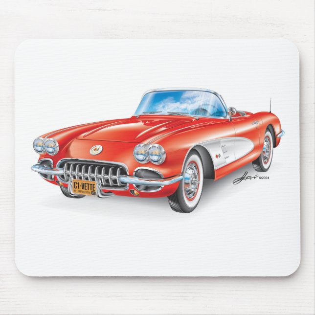 C-ONE AUTOMOBILE ART MOUSE PAD (Front)