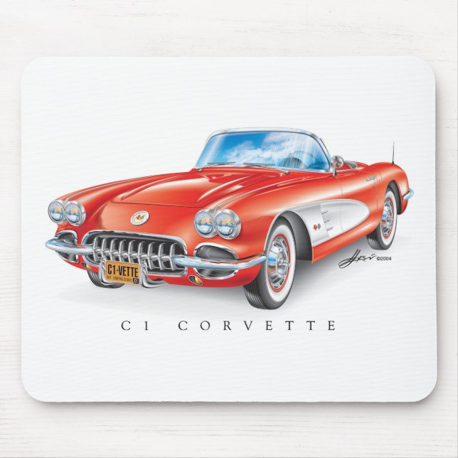 C-ONE AUTOMOBILE ART MOUSE PAD (Front)