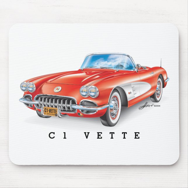 C-ONE AUTOMOBILE ART MOUSE PAD (Front)