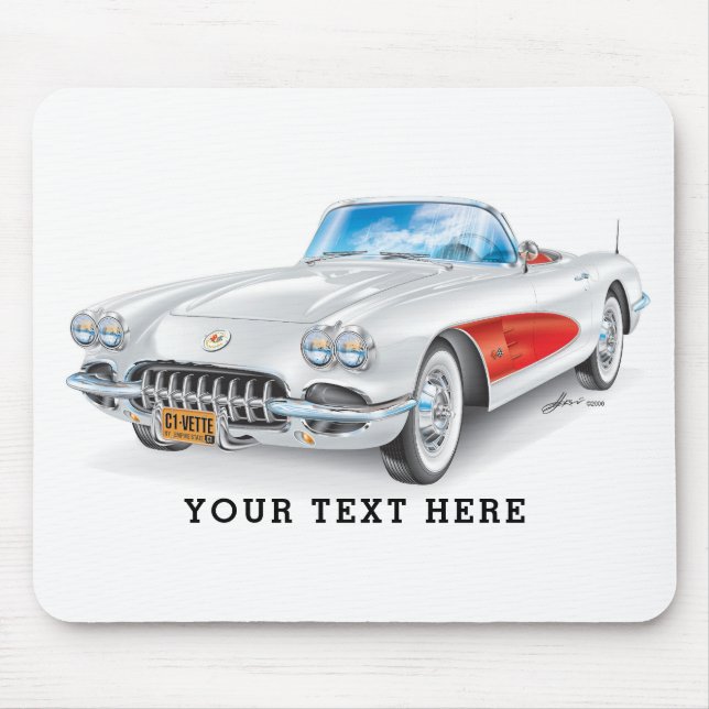 C-ONE AUTOMOBILE ART MOUSE PAD (Front)