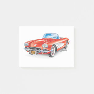 C-ONE AUTOMOBILE ART POST-IT NOTES