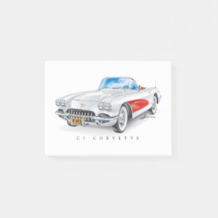 C-ONE AUTOMOBILE ART POST-IT NOTES