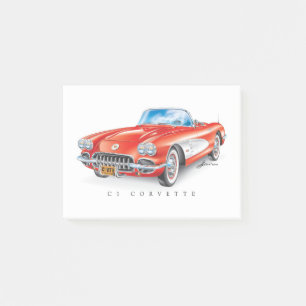 C-ONE AUTOMOBILE ART POST-IT NOTES