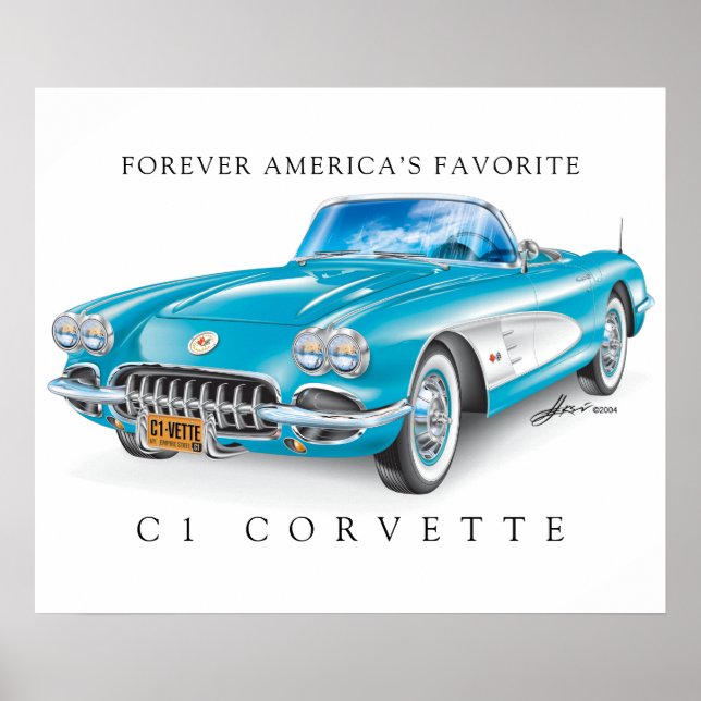 C-ONE AUTOMOBILE ART POSTER (Front)