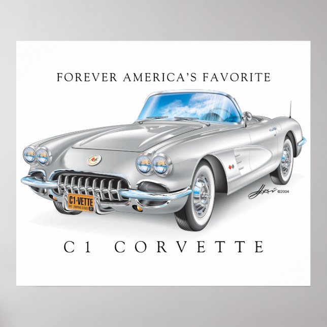 C-ONE AUTOMOBILE ART POSTER (Front)