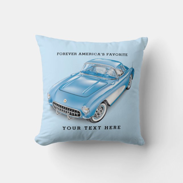 C-ONE AUTOMOBILE ART THROW PILLOW (Front)