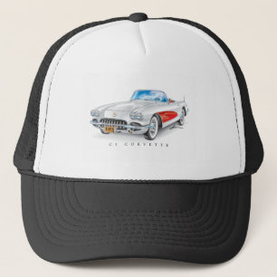 C-ONE AUTOMOBILE ART TRUCKER HAT