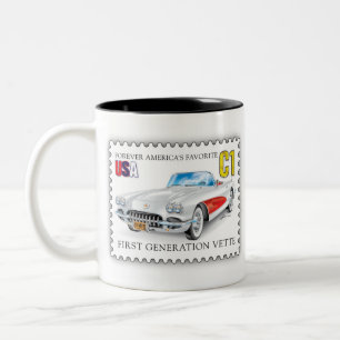 C-ONE AUTOMOBILE ART Two-Tone COFFEE MUG