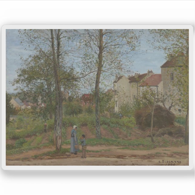 C. Pissarro - Landscape at Louveciennes (Autumn) (Front)