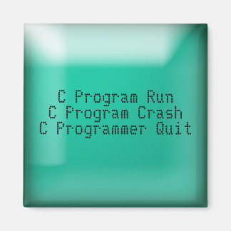 C Programmer Quit Magnet