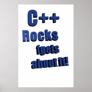 C++ Rocks FGet About It Poster