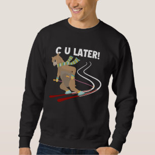 C U Later Vicuna Guanaco Llama Breeder Alpaca Sweatshirt