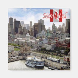 CA - Canada - Montreal - Panorama Magnet