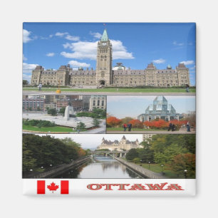 CA - Canada - Ottawa - Mosaic Collage Magnet