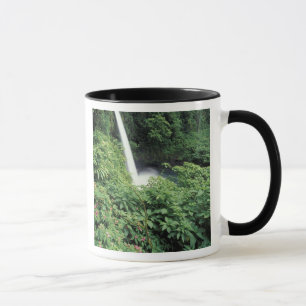 CA, Costa Rica. La Paz waterfall and impatients Mug