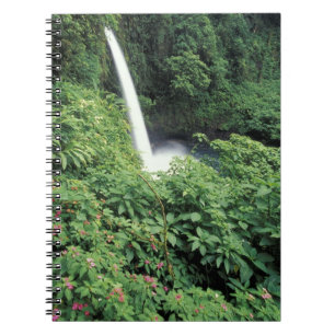 CA, Costa Rica. La Paz waterfall and impatients Notebook