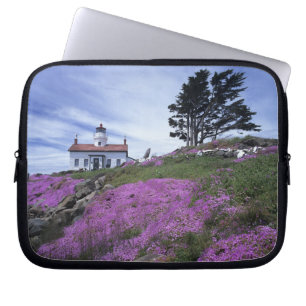 CA, Crescent City, Battery Point lighthouse with Laptop Sleeve