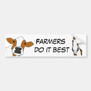 CA- Farmers do it Best Bumper Sticker