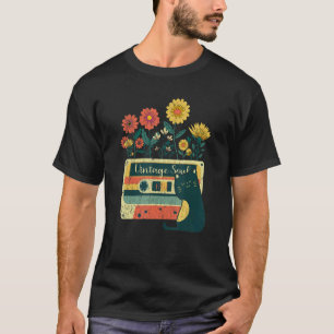 Ca for Lady Retro Soul Flowers Wildflower 1 T-Shirt