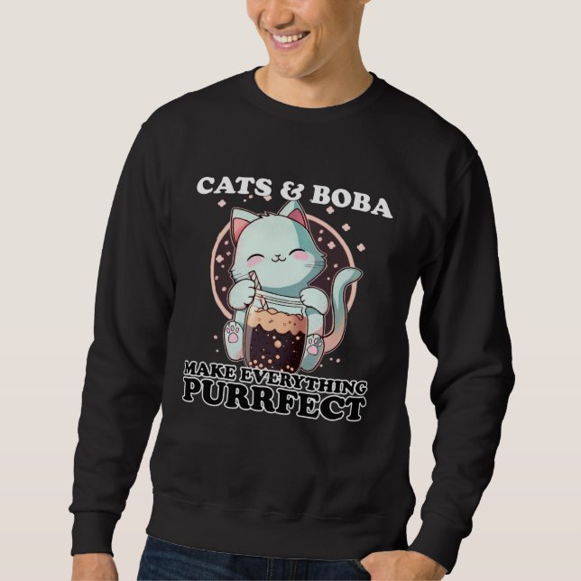 Ca for MenWomen   Ca for Cat DadMom Sweatshirt (Front)