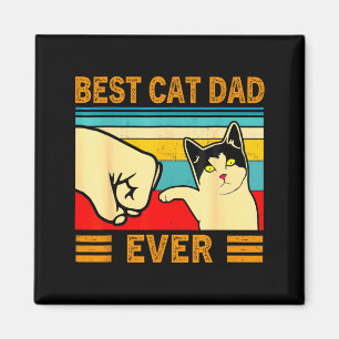 Ca Men Cat Dad Ever Funny Cat Lover Gift  Magnet